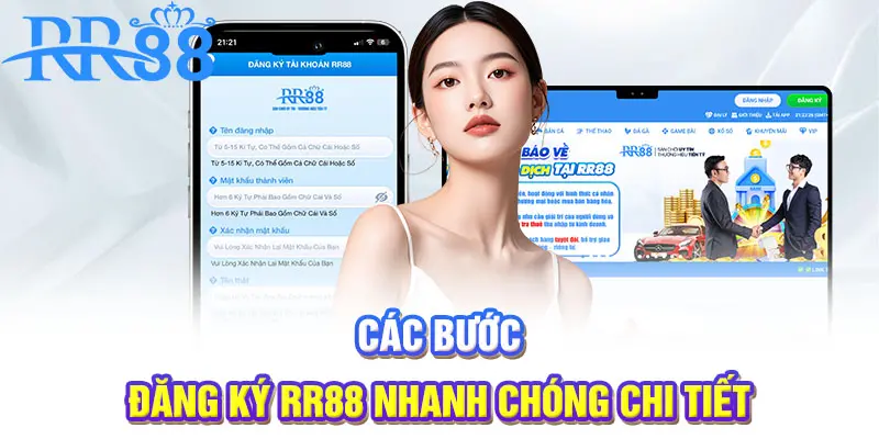Các bước đăng ký RR88 nhanh chóng chi tiết