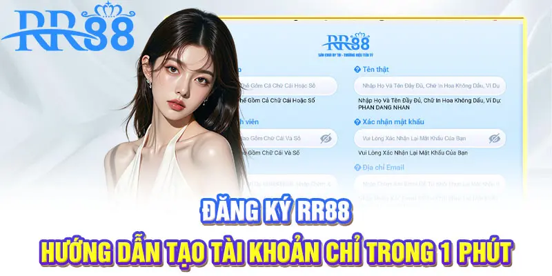 Đăng ký RR88 - Hướng dẫn tạo tài khoản chỉ trong 1 phút
